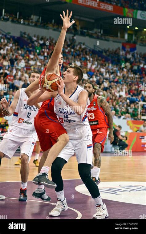 Nikola Jokic. Serbia Basketball National Team. FIBA OQT Tournament ...