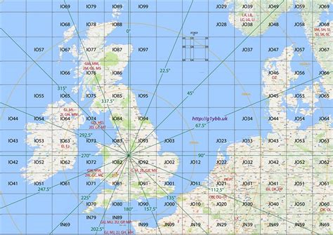 UK and Europe VHF Contesting Maidenhead Locator Map – G1YBB.uk