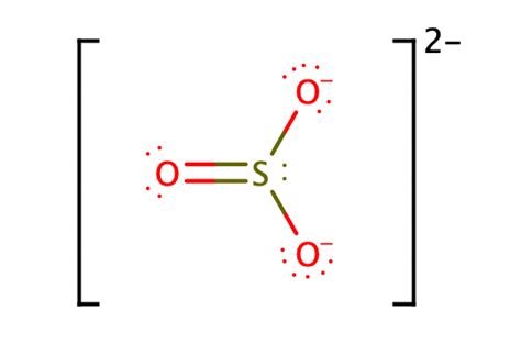 lewis structure for so32- | Quizlet