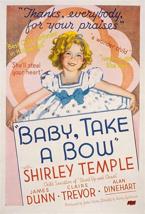 Baby Take A Bow, Shirley Temple, 1934 Photograph by Everett