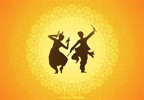 Garba Vector Background 128143 Vector Art at Vecteezy