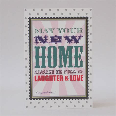 new home card by dimitria jordan | notonthehighstreet.com