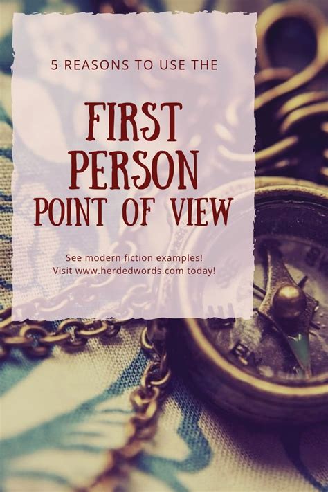 First Person Point of View: 5 Times to Use it in a Novel - Herded Words | Novel writing ...