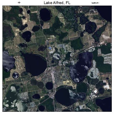 Aerial Photography Map of Lake Alfred, FL Florida