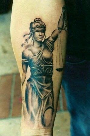 Classic Roman goddess Lady Justice tattoo | Justice tattoo, Lady ...