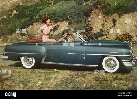 1953 Chrysler New Yorker DeLuxe Convertible Coupe Stock Photo - Alamy