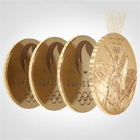 Offizielle Medaille der Olympischen Spiele PARIS 2024 3D-Modell ...