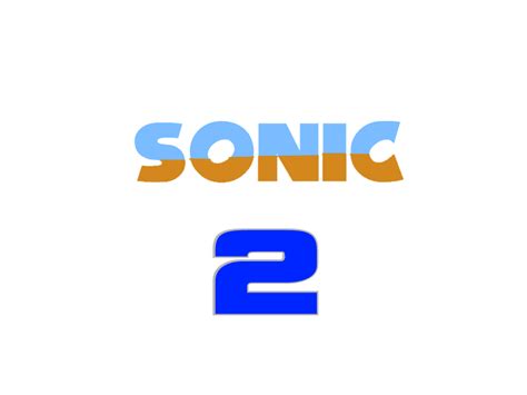 Sonic The Hedgehog 2 Title Screen Logo by ThomasandSonicYT on DeviantArt