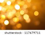 Yellow And Orange Blurred Lights Free Stock Photo - Public Domain Pictures