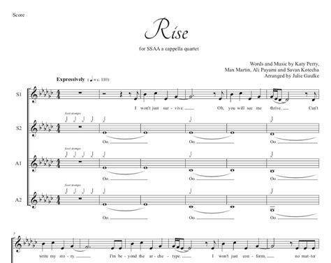 A Cappella Arrangements - Pianomom's Sheet Music