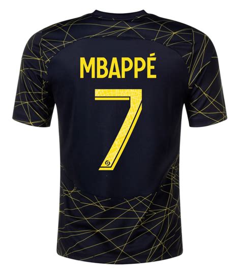 Kylian Mbappé PSG 22/23 Fourth Jersey - JerseyMotion