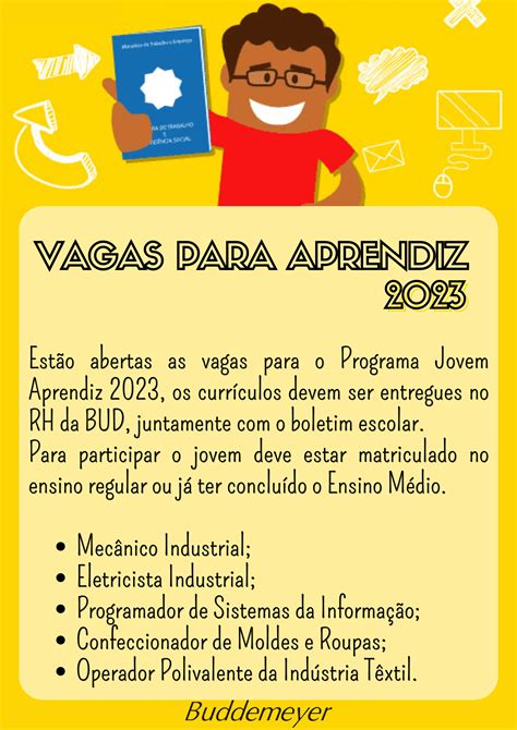 Programa Jovem Aprendiz 2023 | #eusoubud