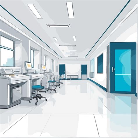 Premium Vector | Hospital cartoon