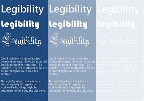 Legibility: how to make text convenient to read | by Jurek Breuninger ...