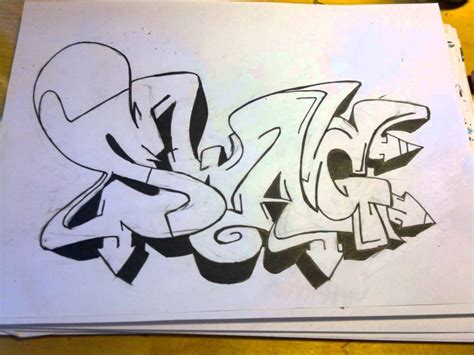 Easy Graffiti Sketches at PaintingValley.com | Explore collection of Easy Graffiti Sketches