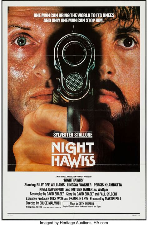 NIGHTHAWKS (1981) | Nighthawks, Movie posters, Sylvester stallone