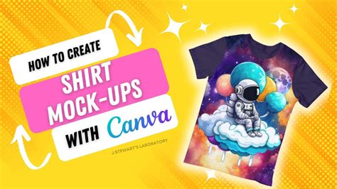 How to create shirt Mockups in Canva - YouTube