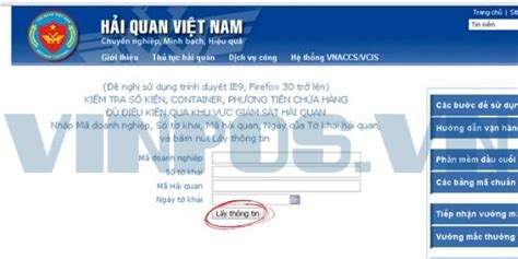 Hướng dẫn cách lấy và in mã vạch hải quan xuất nhập khẩu