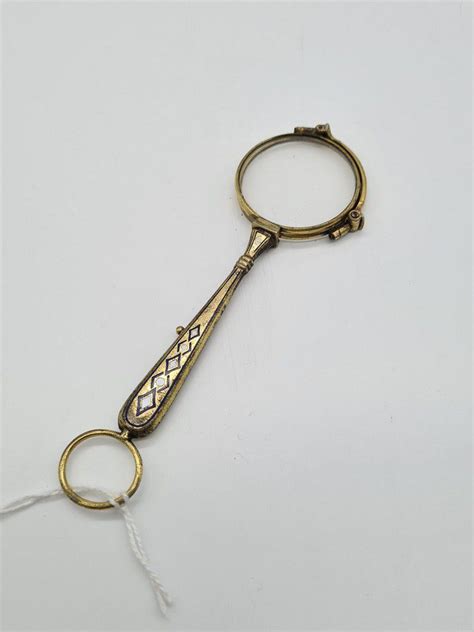 Enamelled Brass Victorian Lorgnette - Optical - Eye Glasses - Industry ...