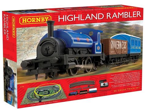 Hornby R1220 The Highland Rambler Complete Starter Train Set, Time ...