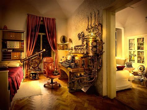 Steampunk Style Home Decor Steampunk Home Decor: How To Properly ...