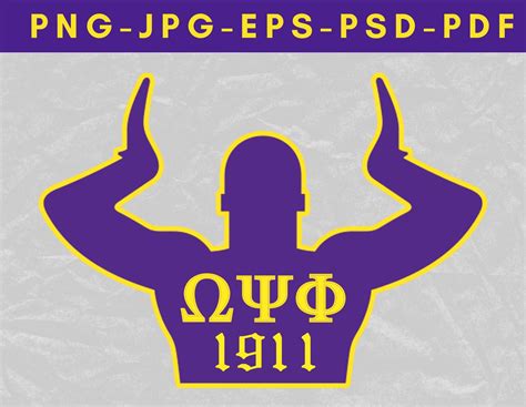 Omega Psi Phi Svg Black Fraternity Omega 1911 Includes SVG | Etsy