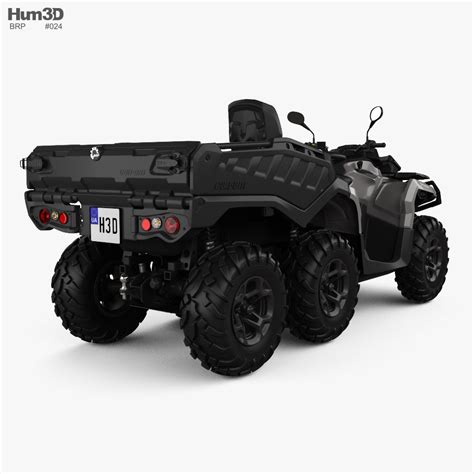 BRP Can-Am Outlander Max 6×6 XU plus 1000T 2022 3D model - Vehicles on Hum3D