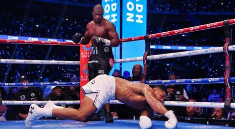 Anthony Joshua's KO Loss Against Daniel Dubois Sends Fans Into Frenzy ...