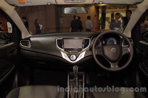 Suzuki Baleno interior at 2015 Tokyo Motor Show