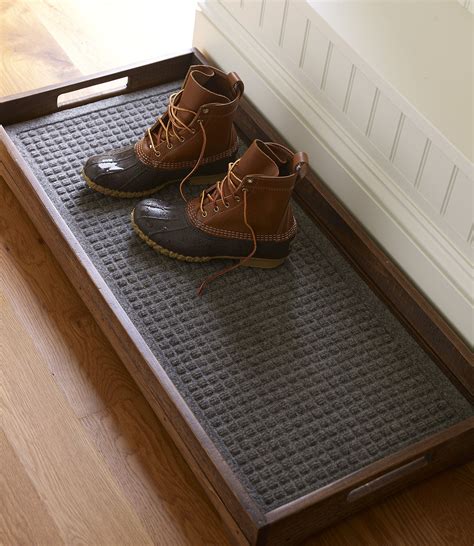 Rustic Wooden Boot Tray | Storage at L.L.Bean | Boot tray, Entryway shoe, Shoe storage small space