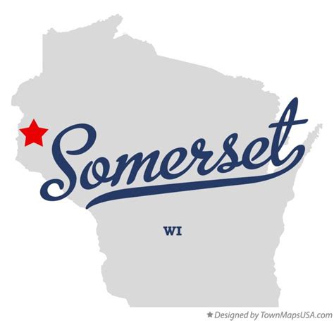 Map of Somerset, WI, Wisconsin