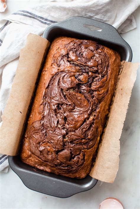 Swirled Nutella Banana Bread Recipe - Little Spice Jar