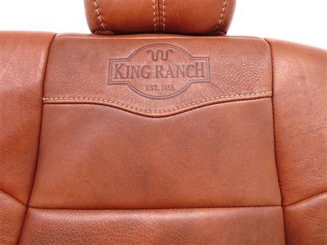 Replacement Ford Super Duty King Ranch Leather Seat 60/40 Rear 2008 ...