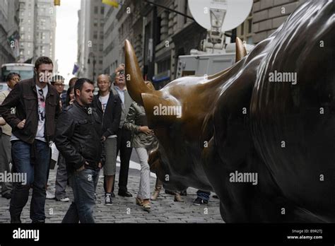 Bull statue Wall Street Manhattan New York City New York USA Stock Photo - Alamy