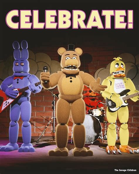 Celebrate Fnaf: Posters | Redbubble