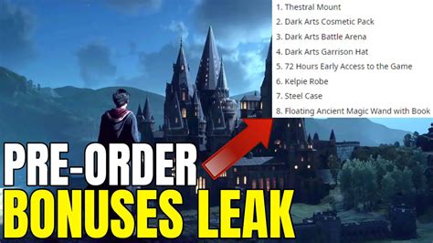 Hogwarts Legacy Pre-Order Bonuses May Have Just LEAKED!! - They're ...