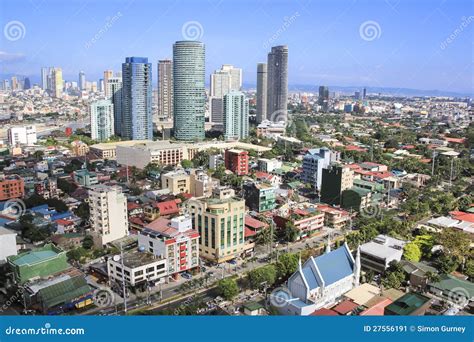 Rockwell Skyline Makati City Manila Philippines Stock Image - Image of ...