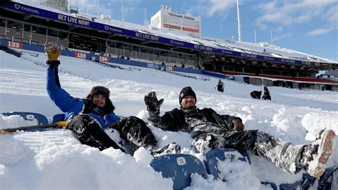 GALLERY: Snow shovelers clear Highmark Stadium ahead of Bills-Steelers playoff game