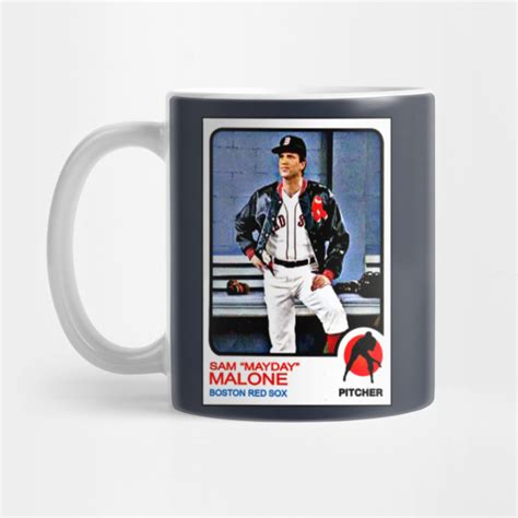 Sam "Mayday" Malone baseball card - Cheers - Mug | TeePublic