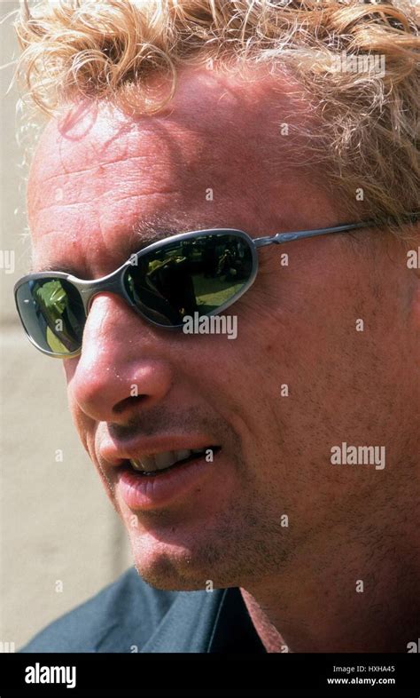 EDDIE IRVINE JAGUAR-FORD RACING DRIVER 12 May 2002 Stock Photo - Alamy