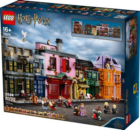 Get all your wizard supplies in the stores of the new LEGO Harry Potter 75978 Diagon Alley set ...