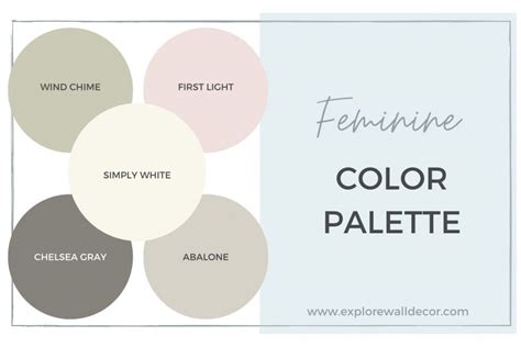 5 Great Options for a Whole House Color Palette from Benjamin Moore - Explore Wall Decor