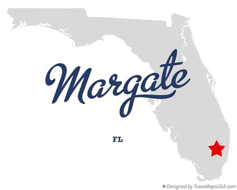 Map of Margate, FL, Florida