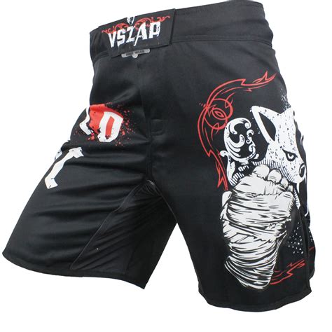 MMA shorts VSZAP BUILT 2 FIGHT mma fight mixed shorts fist fight male fitness kick muay thai ...