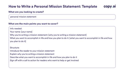 Personal Mission Statement Templates: How To Write & Examples