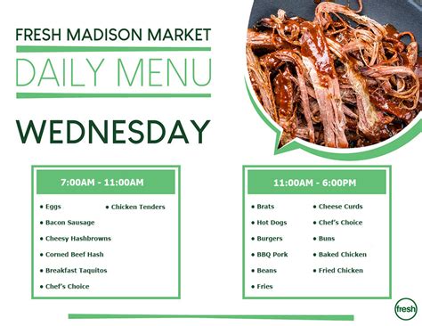 Daily Menu | Fresh Madison Market