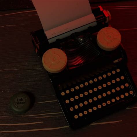 I'm still alive... Resident Evil 3 typewriter remade by me (Blender). : r/residentevil