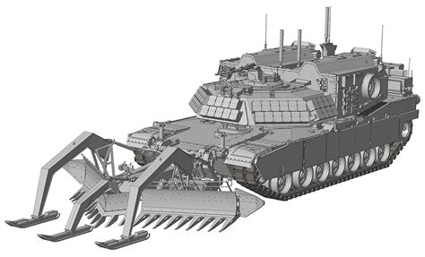 1/35 M1 Assault Breacher Vehicle (ABV) M1150 with Mine Plow – Cyber Hobby