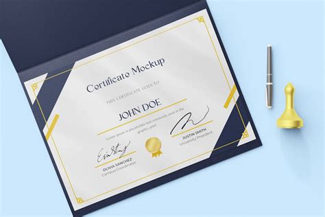 Certificate Mockup, Graphic Templates - Envato Elements