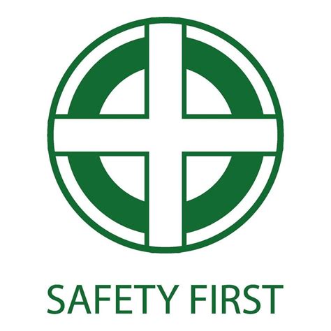 Safety first icon vector 27530602 Vector Art at Vecteezy